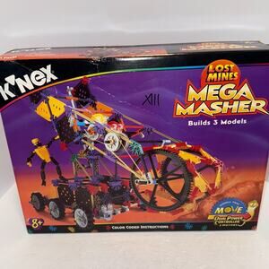 Vintage 1998 K’NEX 15107 Lost Mines Mega Masher 511 Pieces